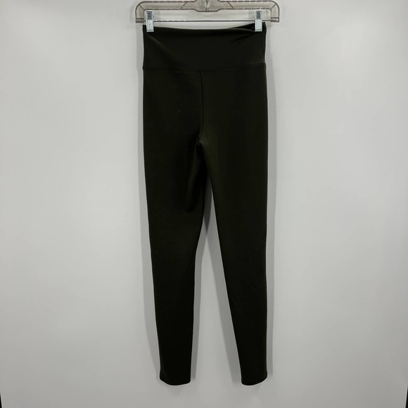Spanx Assets Hunter Green Thick High Waisted Leggings Women's Small - Picture 2 of 7